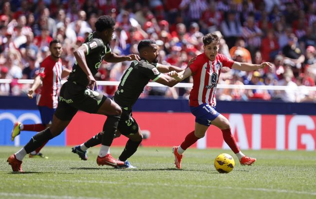 Довбик із голом "Атлетіко" вийшов у лідери бомбардирів, але не врятував від поразки: відео