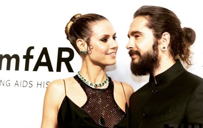 Стильная парочка: Хайди Клум и Том Каулитц демонстрируют необычные образы и пылкие чувства