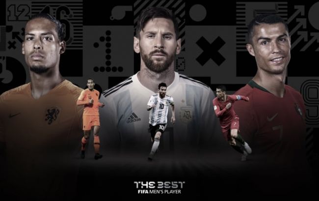 ФИФА назвала тройку претендентов на звание игрока года