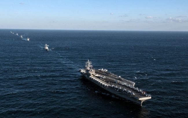 Российские боевые самолеты пролетели в миле от американского авианосца у Корейского полуострова