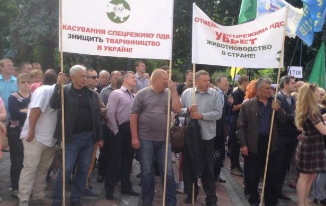 Протест под Радой: собрались около тысячи активистов