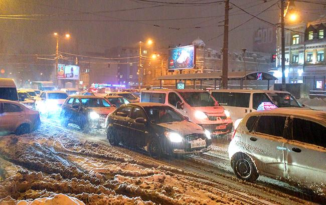 Пробки в Києві сягнули 9 балів