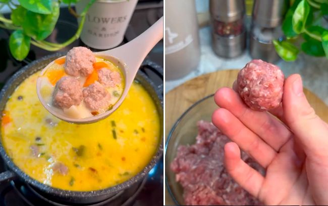 Швидко, ситно і дуже смачно: як приготувати вершковий суп із фрикадельками