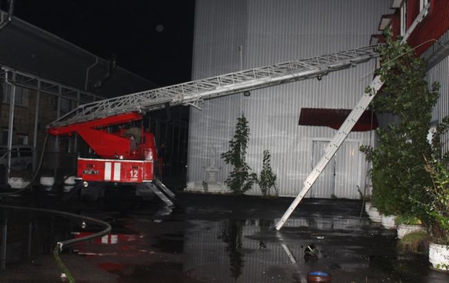 В Киеве горел офис одной из фармацевтических компаний