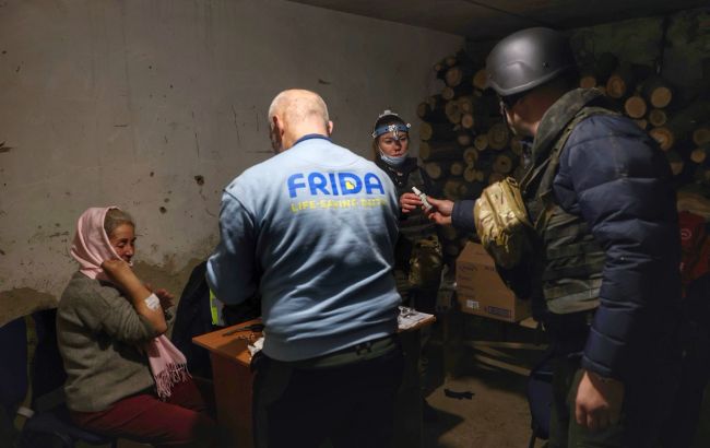 До Бахмуту приїхала медична місія "Фріда"