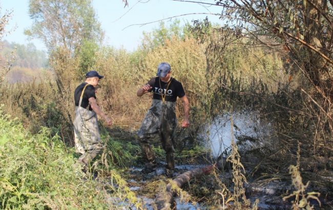 У Київській обл. триває ліквідація пожеж в місцях залягання торфу, - ДСНС