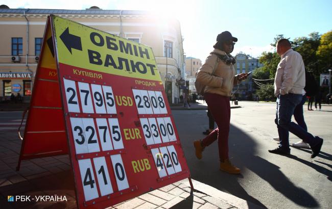 Курс доллара на межбанке упал до 28,09 грн/доллар