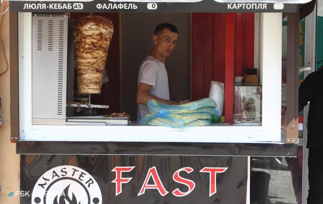 В Киеве состоялась проверка более 50 точек продажи шаурмы