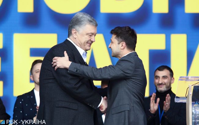 Порошенко призвал Зеленского продолжить курс в Евросоюз