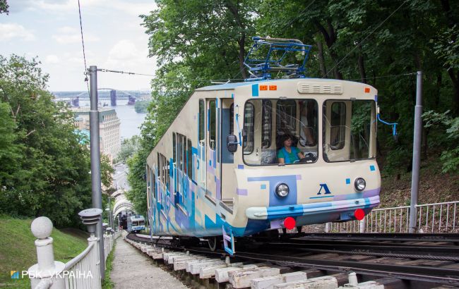 Киевский фуникулер приостановил движение