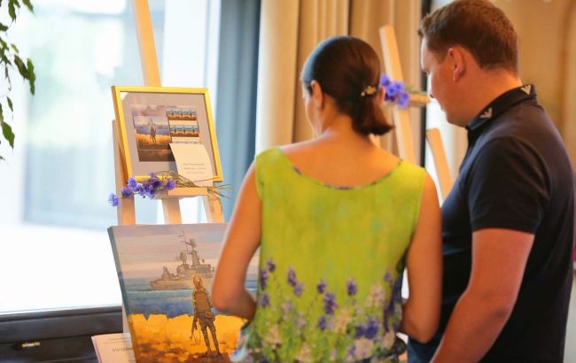 Картину, по эскизу которой "Укрпочта" выпустила марку, купили на аукционе за 18 тысяч долларов