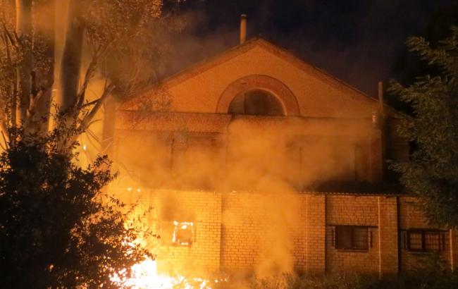 В Запорожье произошел пожар в волонтерском центре