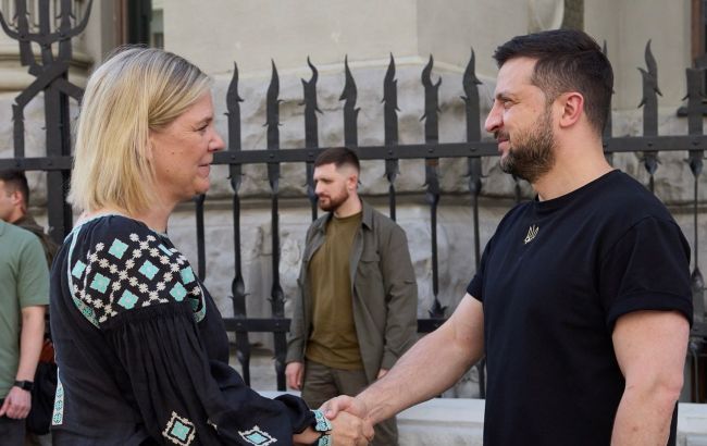 Премьер-министр Швеции впервые в Киеве: уже встретилась с Зеленским