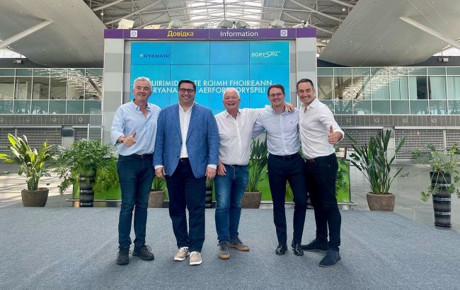 В Украину прибыло руководство Ryanair: говорят о полетах в "Борисполе"