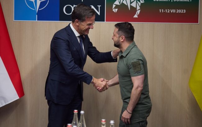 Зеленський зустрівся з Рютте: домовилися почати підготовку пілотів на F-16 у серпні