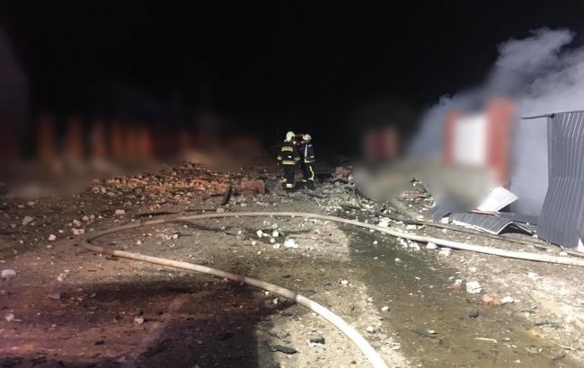 Через атаку дронів по Києву та області постраждали двоє людей. Фото з місця обстрілу