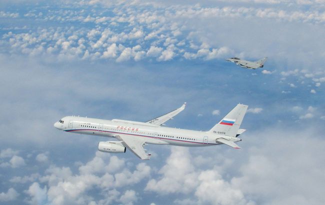 Британська авіація перехопила літак та винищувачі росіян біля Естонії