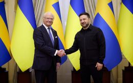 Впервые за 18 лет: король Швеции прибыл в Украину с неанонсированным визитом