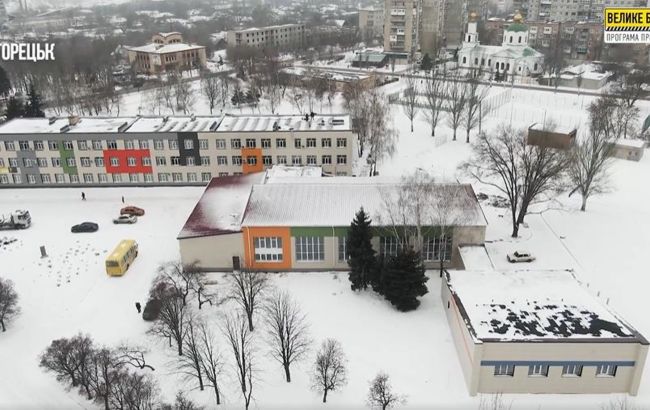 На відстані 4 км від лінії фронту відремонтували школу