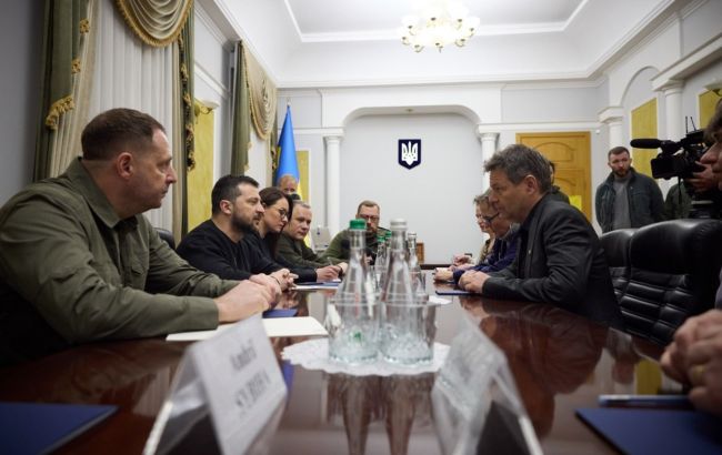 Зеленський провів зустріч з віце-канцлером Німеччини