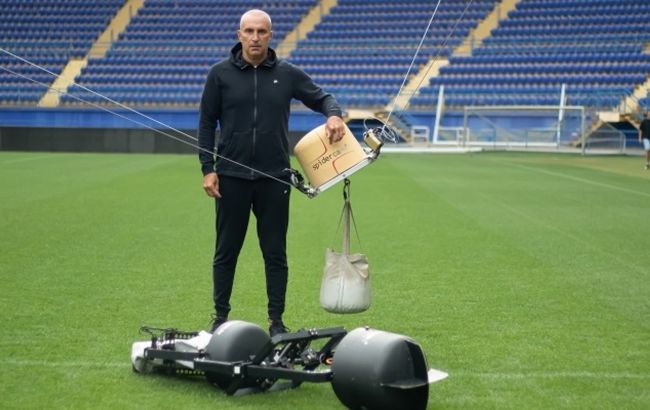 В Харькове в рамках восстановления инфраструктуры "Металлиста" вернули Spidercam
