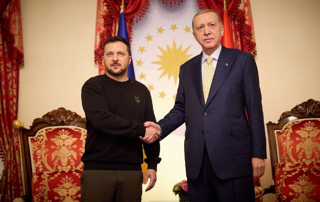 Полонені, виробництво зброї, Чорне море. Зеленський розпочав зустріч із Ердоганом