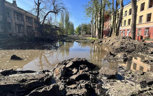 Ночью оккупанты обстреляли Краматорск ракетами (фото)