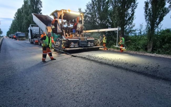 В Ужгородском районе завершился ремонт международной трассы М-25
