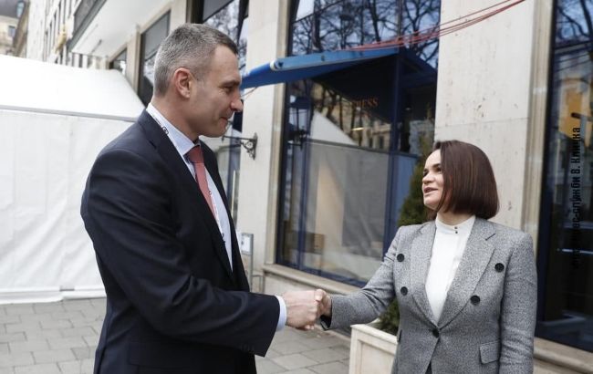 Кличко в Мюнхене провел встречу со Светланой Тихановской