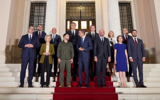 Лідери 11 країн на саміті в Афінах підписали декларацію на підтримку України