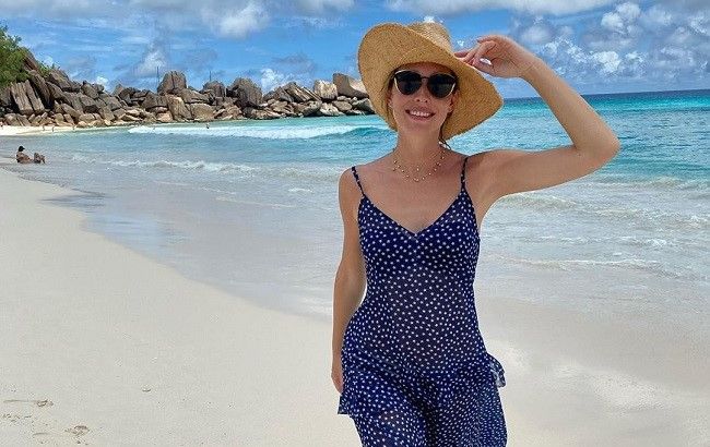 Босоноге щастя: Катя Осадча в "соковитому" вбранні заворожила веселим танцем