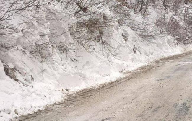 На Закарпатье ожидается значительный уровень лавинной опасности