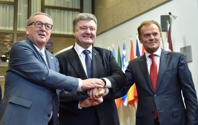 Порошенко, Туск и Юнкер обсудят выделение Украине второго транша финпомощи