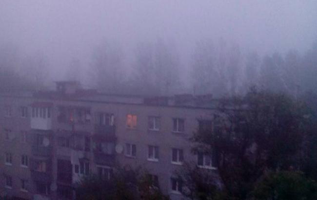 Львів затягнуло густим димом