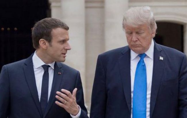 Макрон отреагировал на угрозы Трампа о санкциях