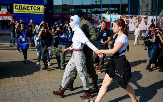 В Беларуси начались задержания на маршах протеста