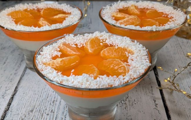 Ніжний десерт із мандаринами в бокалі без випічки: всі інгредієнти доступні
