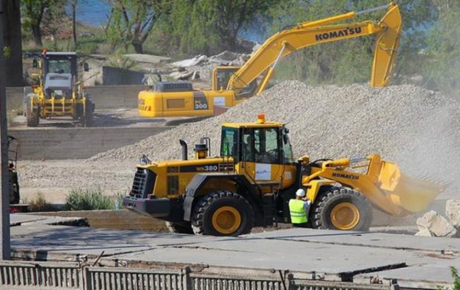 В Крыму начали строить мост через Керченский пролив