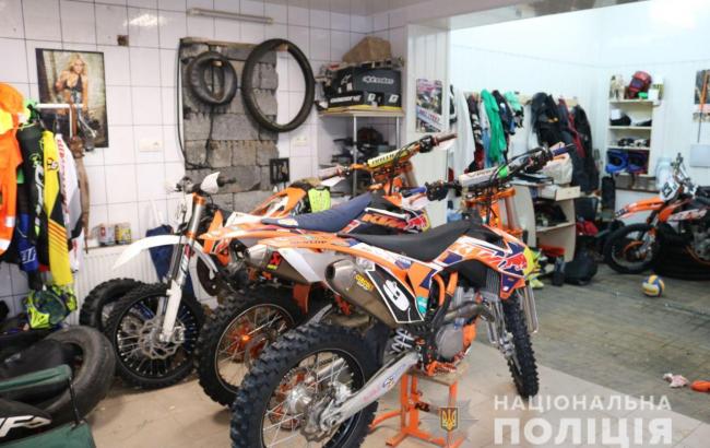 Киберполиция помогла разоблачить канал сбыта украденных мотоциклов за рубежом