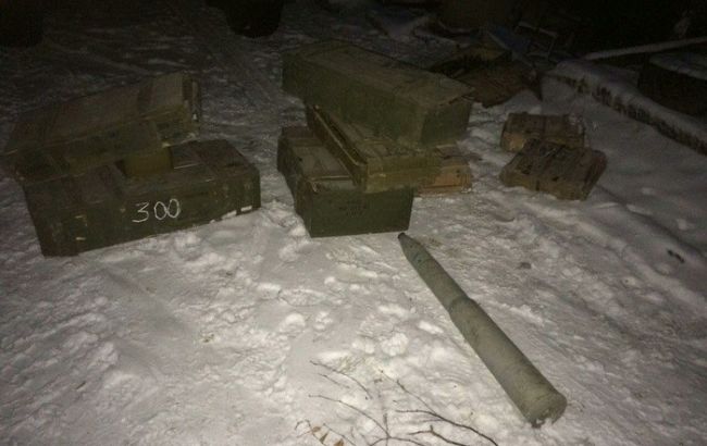 СБУ обнаружила два тайника с оружием и боеприпасами в зоне АТО