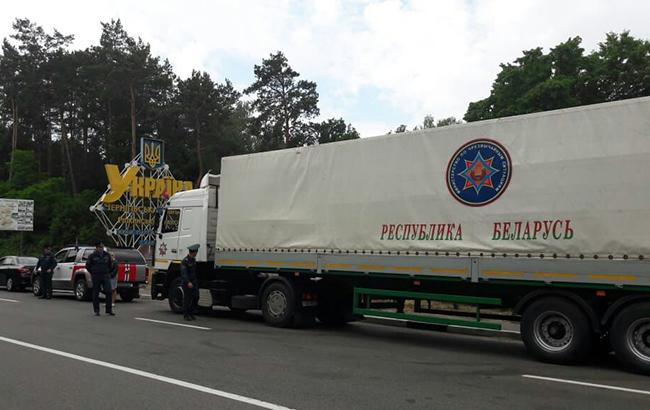 Из Беларуси в Украину прибыл гуманитарный груз