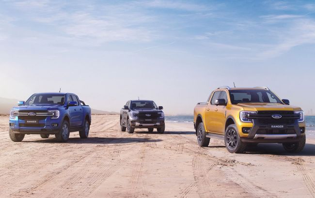 С лицом легендарного F-150: дебютировал пикап Ford Ranger 2022 нового поколения