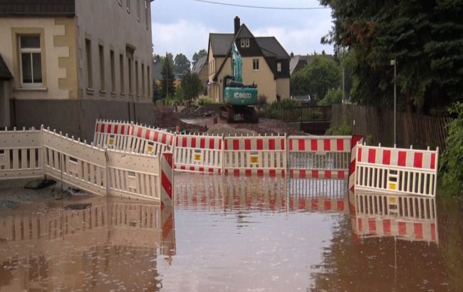 Из-за наводнения прервали железнодорожное сообщение на границе Германии и Чехии