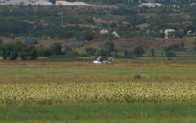 Вертолет ВСУ совершил аварийную посадку в Донецкой области