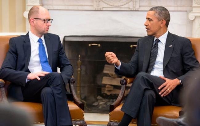 Яценюк и Обама встретились в Вашингтоне