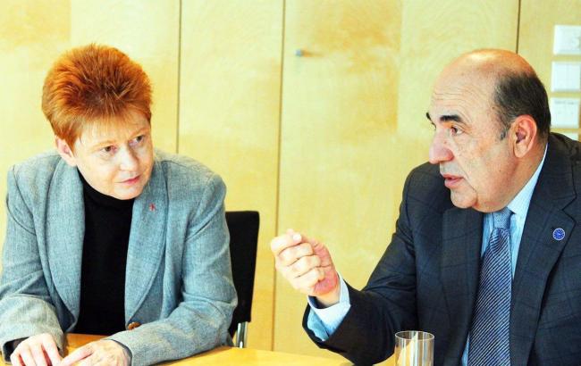 Рабинович обсудил с вице-спикером Бундестага ситуацию в Украине