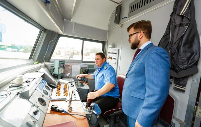 Кравцов проинспектировал локомотивное депо "Киев-Пассажирский"