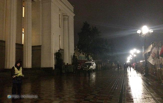 "Вече" под Радой собрало не более 150 активистов