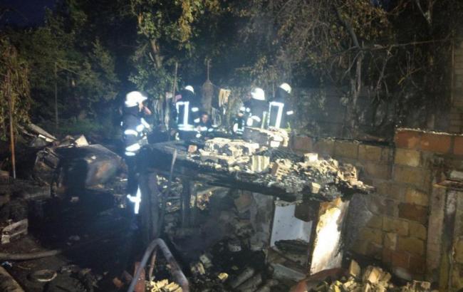 В Киеве ночью сгорел частный дом, есть погибшие