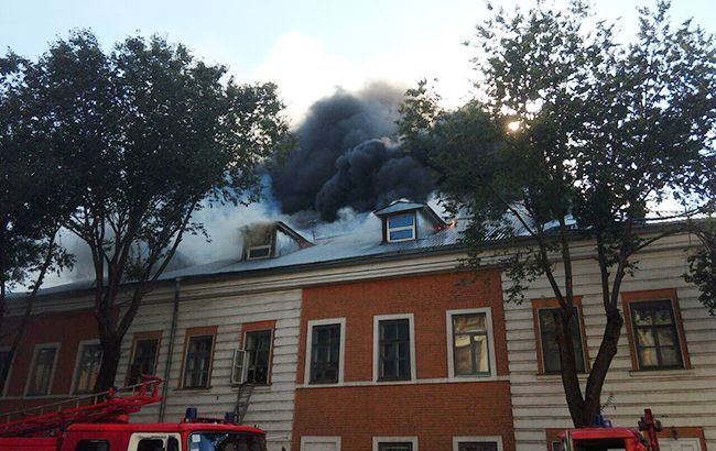 Пожар в Инженерно-педагогической академии локализирован